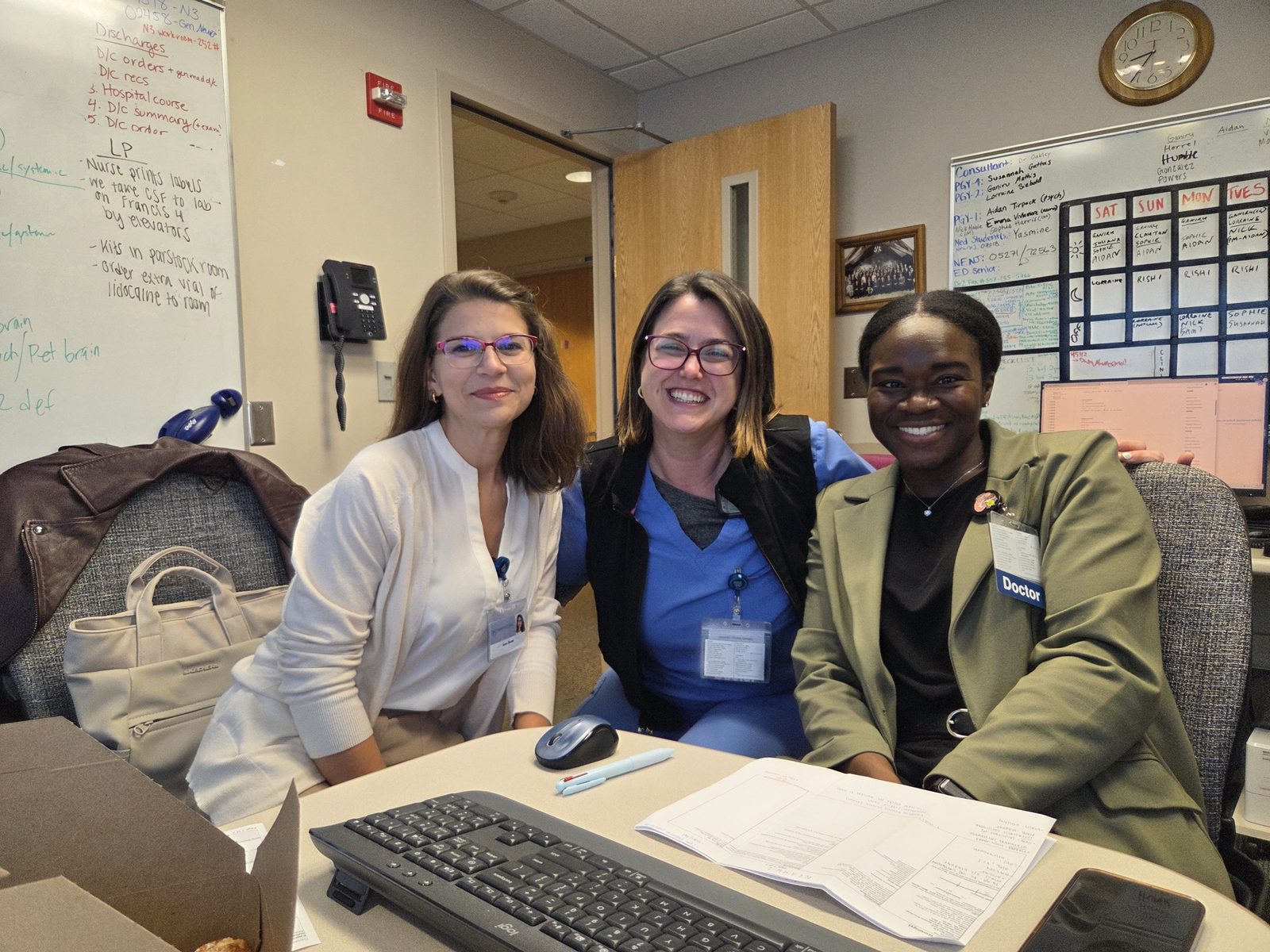Sara, a Med&X medical student, during her research internship